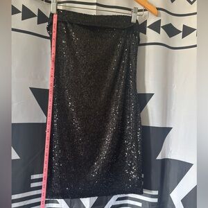 Black secret mini dress